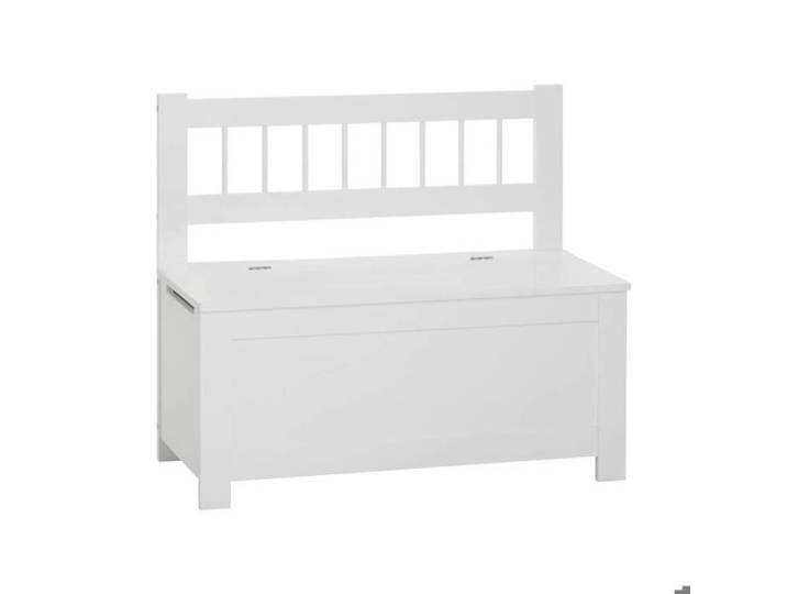 Banc coffre enfant blanc 75 5x64cm - Atmosphera Créateur d'intérieur