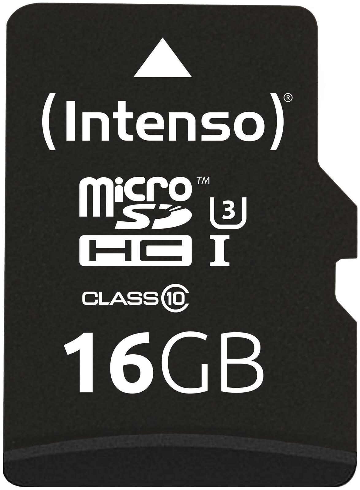 Intenso Speicherkarte microSD Professional 16GB 3433470