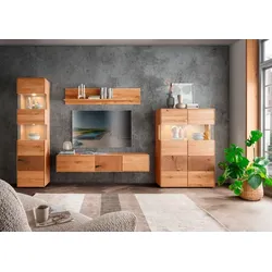 G+K Wohnwand Austin Holz Braun Wildeiche