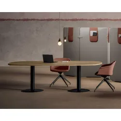 Ovaler Besprechungstisch 240x120 cm Troiss2