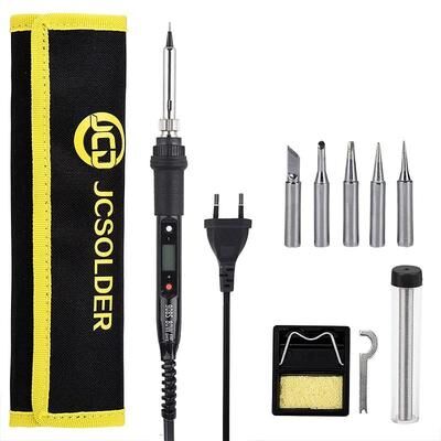 Uplifted Goods Digital Adjustable Temperature Soldering Iron With LCD Display red 800w 110v us Plug