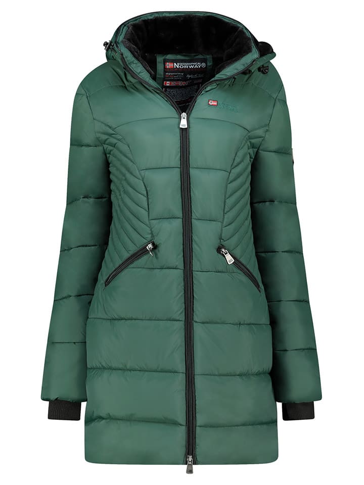 Geographical Norway Wintermantel "Bee" in Petrol - S
