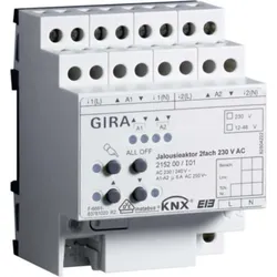 Gira Jalousieaktor 2-fach 230VAC KNX/EIB Reiheneinbaugerät 215200
