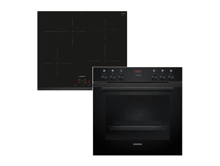 Siemens iQ300 Einbauherd Set mit Induktionskochfeld 60 x 60 cm EQ322IAAB