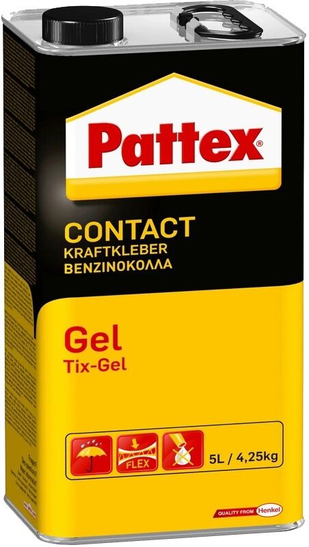 Colle néoprène contact gel bidon 4,25 kg PATTEX 1419285