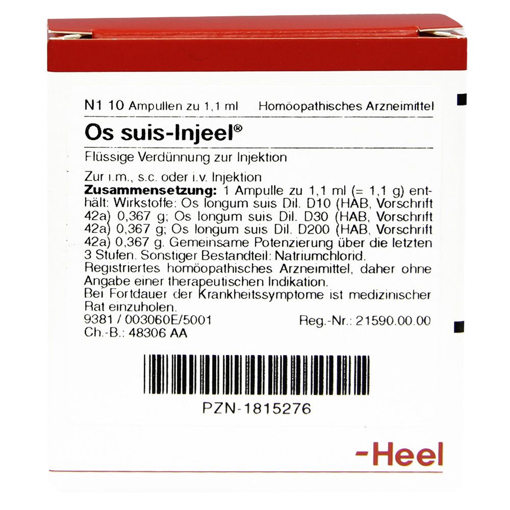 OS Suis Injeel Ampullen 10 St