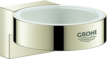 Grohe Selection Halter 41027BE0 nickel poli, pour verre et, distributeur de savon