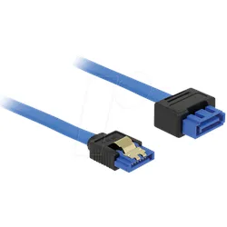 DELOCK 84973 - SATA 6 Gb/s Buchse gerade > SATA Stecker, gerade 50 cm blau