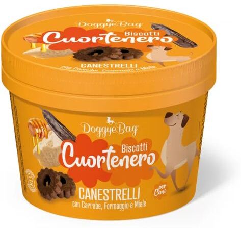 Doggyebag Dog Cuortenero Biscotti Canestrelli 150G CARRUBE FORMAGGIO E MIELE