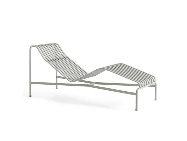 HAY - Palissade Chaise Longue Liegestuhl, sky grey