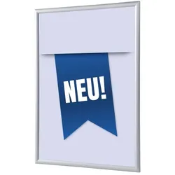 SHOWDOWN Displays Showdown Klapprahmen - DIN A4 - Komplett-Set - Neu Deutsch - Blau/Silber