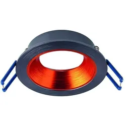 Rutec ALU11215 Einbauring MixMi, schwenkb.,ru, Aluminium schiefer/zinnober