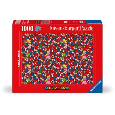 Erwachsenenpuzzle 1000 Teile - Challenge Super Mario