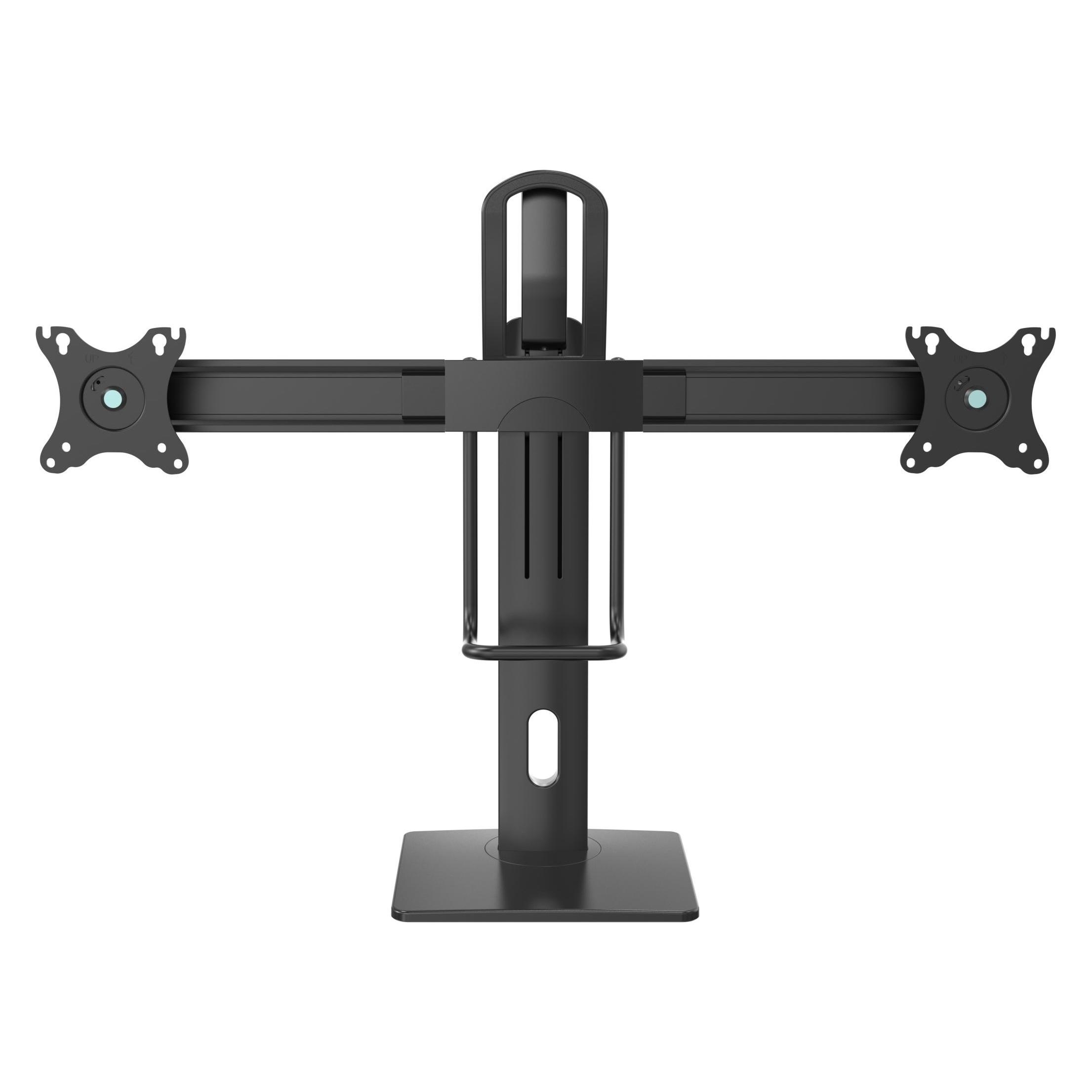 Purelink PureMounts Duale Monitor Halterung, VESA 75x75/100x100, schwarz (Tisch, 32", 25 kg) (PM-OFFICE-ST-02)