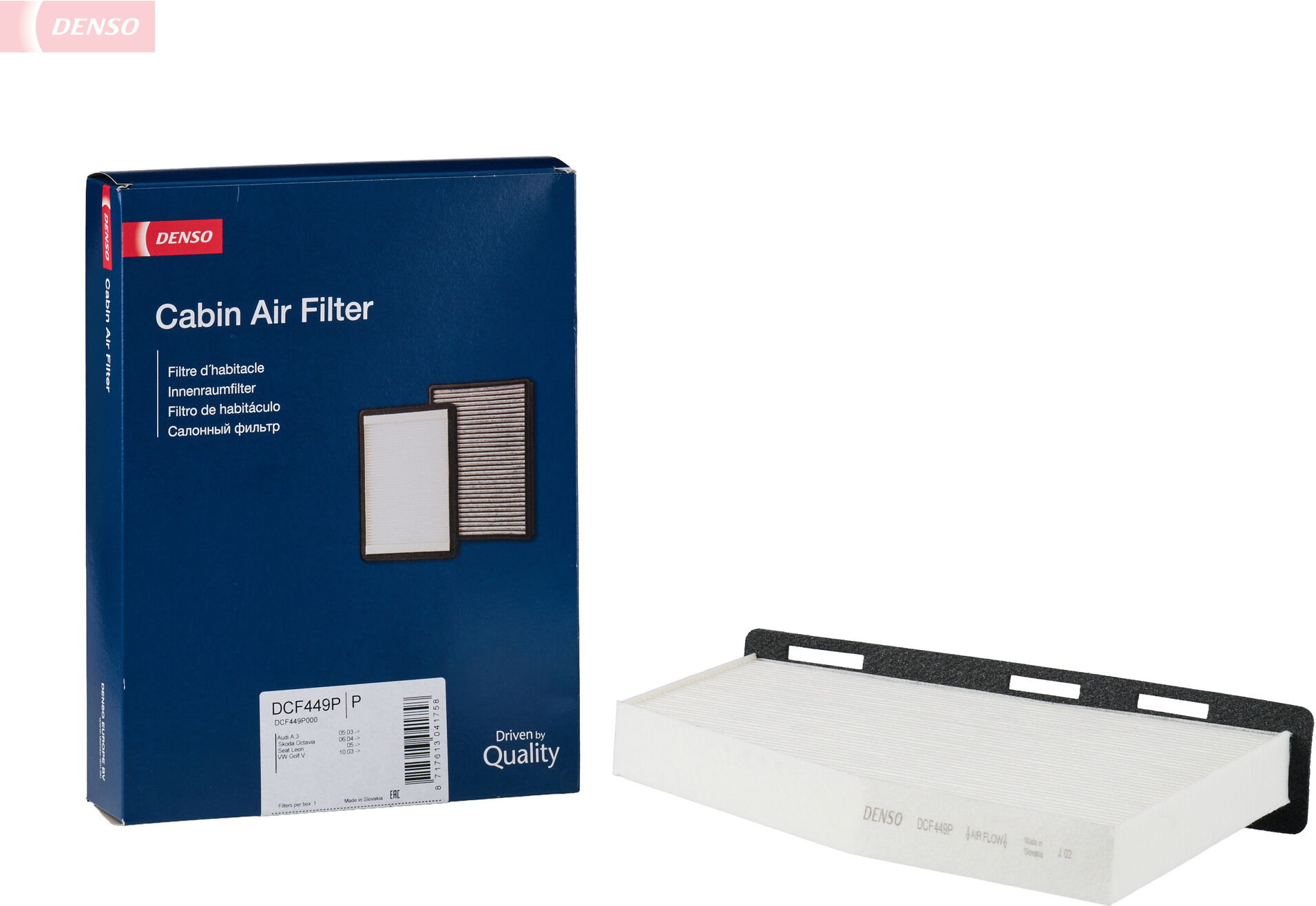 Denso Filter, Innenraumluft Dcf449p Für Vw