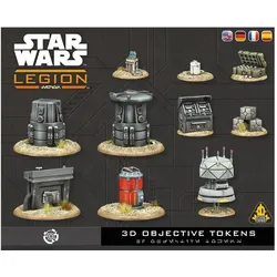 Atomic Mass Games Star Wars Legion - 3D Objective Tokens DE/EN/ES/FR (Kunststoff)