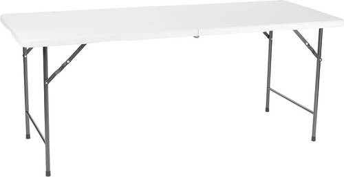 Perel folding table Camping Tisch Weiß FP183 Belastbarkeit (Gewicht) (max.) 100kg