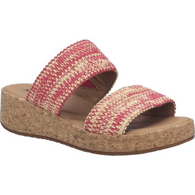 Slipper JOSEF SEIBEL "Evita 02, pink-multi", Damen, Gr. 38, pink (pink, multi), Obermaterial: 100% Textilmaterial TEXMAT., Schuhe Slipper