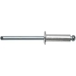 SWG, Nieten, 93761655 Flachrundniete O x L 6 mm 16 Aluminium 250 St.