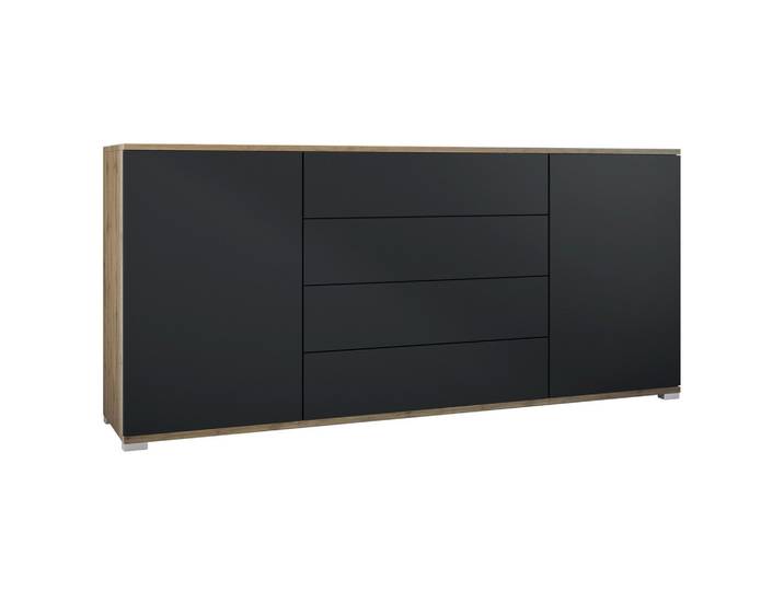 SIDEBOARD Santo Schwarz matt