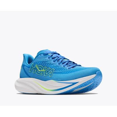 Laufschuh HOKA ONE ONE "Mach 7", Herren, Gr. 43, blau (virtual blau, soft cobalt), Synthetik, Textil, Schuhe Laufschuh, mit EVA-Dämpfungstechnologie, atmungsaktives Obermaterial