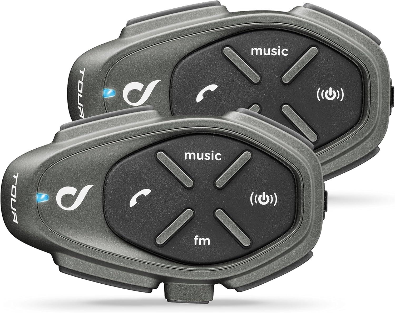 Interphone Tour - Doppelpack - Bluetooth-Kommunikationssystem für Motorräder - B
