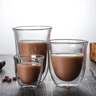 Uplift Picks Double Wall Glass Cup Borosilicate Insulated Coffee Tea Mug Heat Resistant 150 Ml
