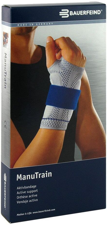 Manutrain Handgelenkbandage Größe 1 links titan