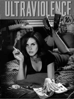 Inspire Picks Lana Del Rey Aesthetic Poster Album Cover Canvas Wall Art 5 50x70cm No Frame