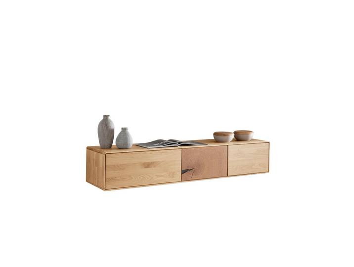Livetastic Tv-Element, Wildeiche, Holz, Wildeiche, massiv, 170x30.5x40 cm, Wohnzimmer, TV Möbel, TV-Racks