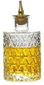 Inspired Living Vintage Japanese Glass Bitters Bottle Dispenser For Cocktails & Home Bar 1