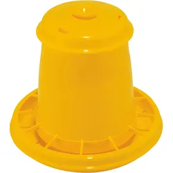 Kerbl Futterautomat für Geflügel, Kunststoff gelb - 71125 - gelb
