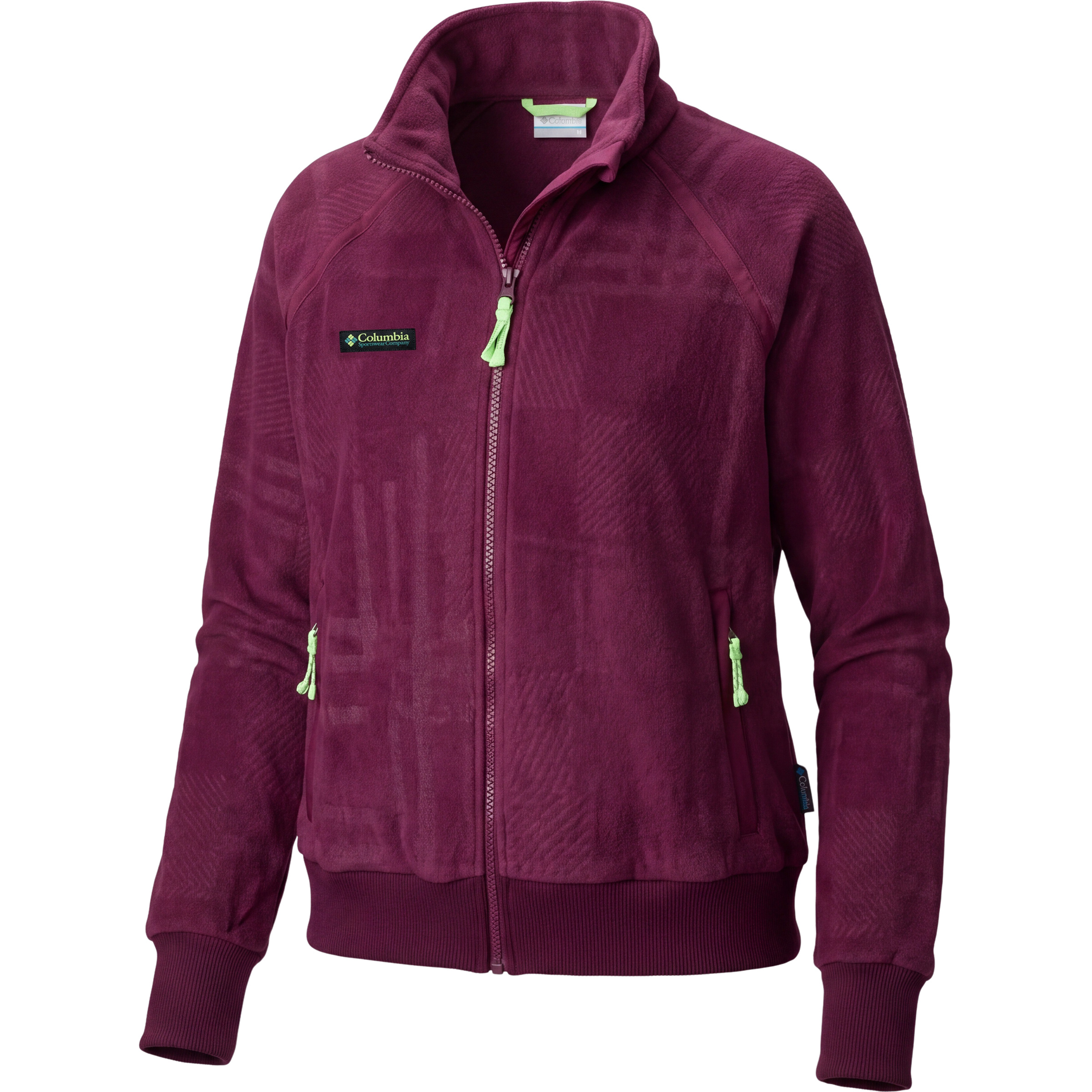 Columbia Bugaboo 1986 Fleece Damen Fleecejacke lila Größe S Camping Widerstandsfähig