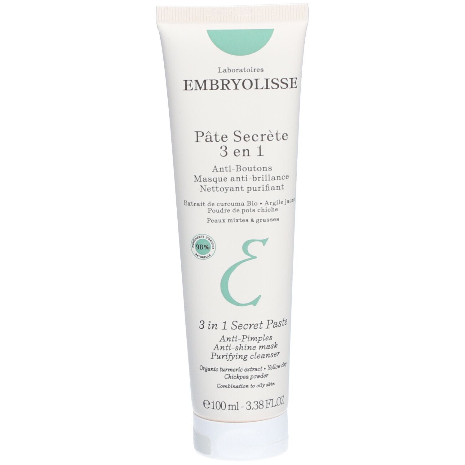 Embryolisse Pate Secret 3En1 100Ml 100 ml Gesichtsmaske