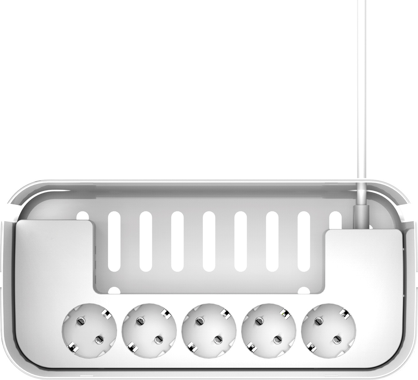 RealPower Steckdosenwürfel PowerBox 522 met 2x USB-A en 2x USB-C