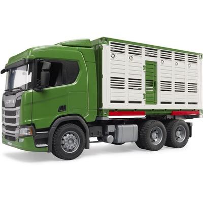 bruder 03548 Scania Super 560R Tiertransport-LKW mit Rind