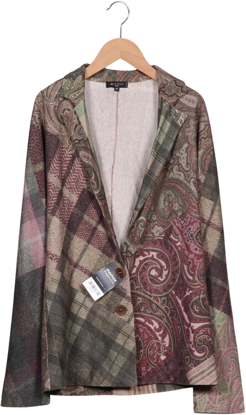 Etro Damen Strickjacke, Mehrfarbig, Gr. EU 40 (IT 46), Wolle / Angorawolle - Second Hand