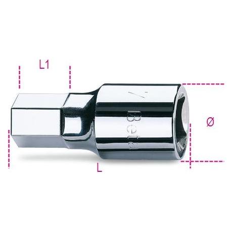 BETA 009280514 Schroevendraaierdoppen binnen 6-kant 14 mm (14 mm) (928ME)