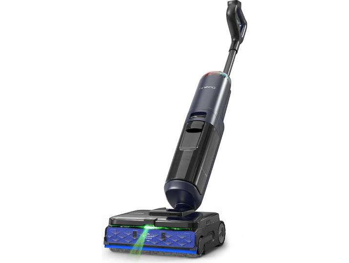 Tineco FLOOR ONE S7 MAX PRO, Standstaubsauger, Beutellos, Schwarz, Blau, Nass, Dreifache Kantenreinigung, Akku
