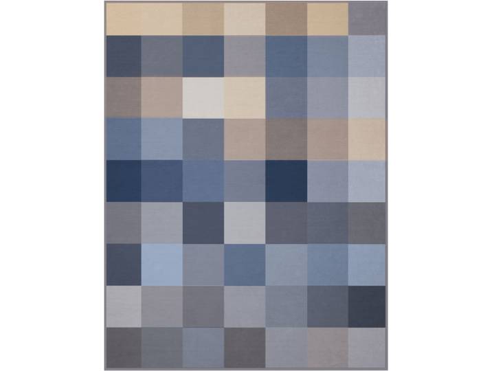 Wohndecke BIEDERLACK Woven , blau, B:150cm L:200cm, Baumwolle, Wohndecken, Wohndecke, aus 100% Baumwolle