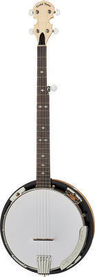 Gold Tone CC-100R 5 String Banjo Left Vintage Brown Hochglanz