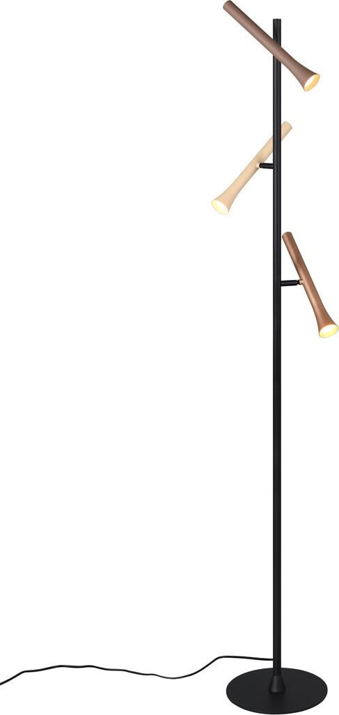 Trio Fiato Leeslamp met 3x LED in zwart