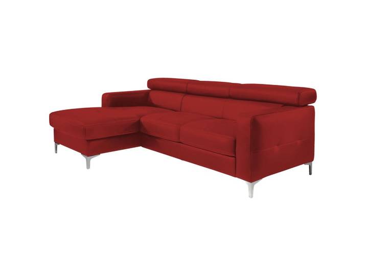 Ecksofa Sammy Rot Leder