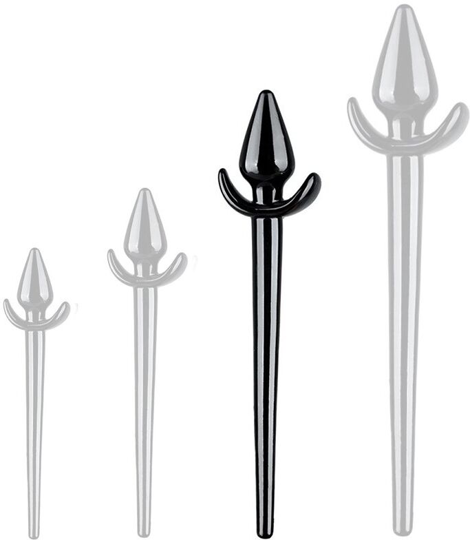 Kinky Puppy Plug Queue Zoo Tail L 10 x 5 cm - Queue 27 cm Noire