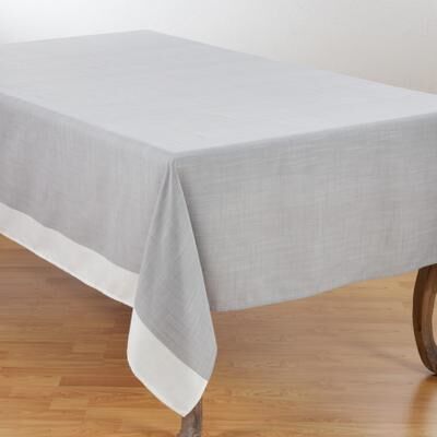 Saro Lifestyle Poly Tablecloth With Banded Border