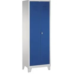 C+P Wäsche-Spind 816020S10004 auf Sockel 2Abteile lgr/ebl