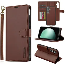 LC.Imeeke Galaxy S26 FE - L2 Serie Brieftasche und Hülle (Samsung Galaxy S26 FE), Smartphone Hülle, Braun