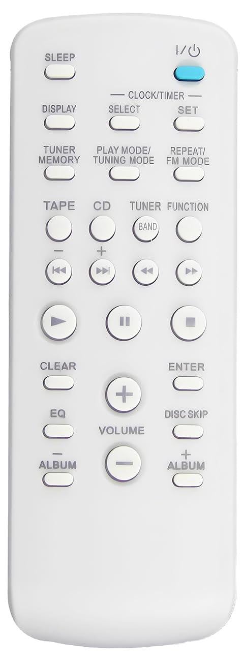Sony Vervangingsafstandsbediening voor Stereo-installaties (Compatibel met CMT-NE5, HCD-CP555, HCD-CPX22, HCD-GPX6, CMT-HPX7, LBT-ZX6, LBT-ZX8, MHC-GX555, CMT-CPX22, CMT-GPX6, CMT-CP555, MHC-GX450, CMT-HPX9, LBT-ZX9)