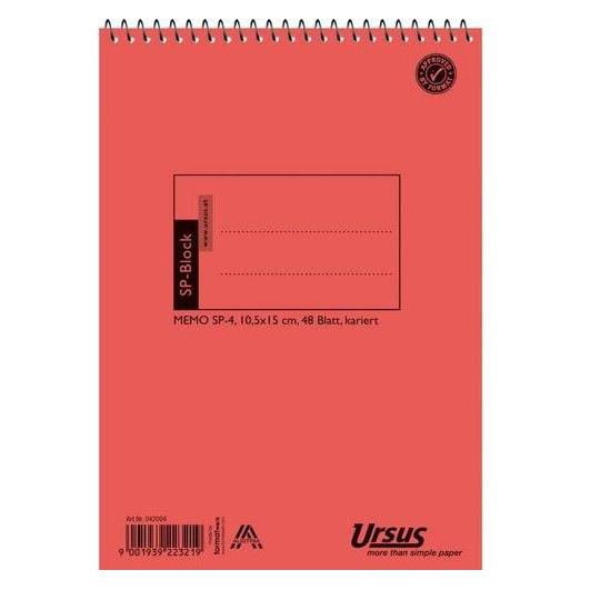 Staufen Spiralblock Style 042004 70 g/m² Papier (10,5 x 15 cm, Kariert) (42004)