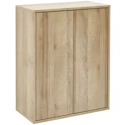 Fackelmann FINN Doppel-Midischrank 60x75x30,5,AsEi-AsEi,2T,Push, 84612 84612